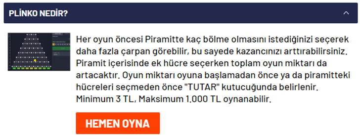 Plinko Oyna