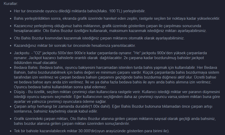 Zeplin Oynama Kuralları